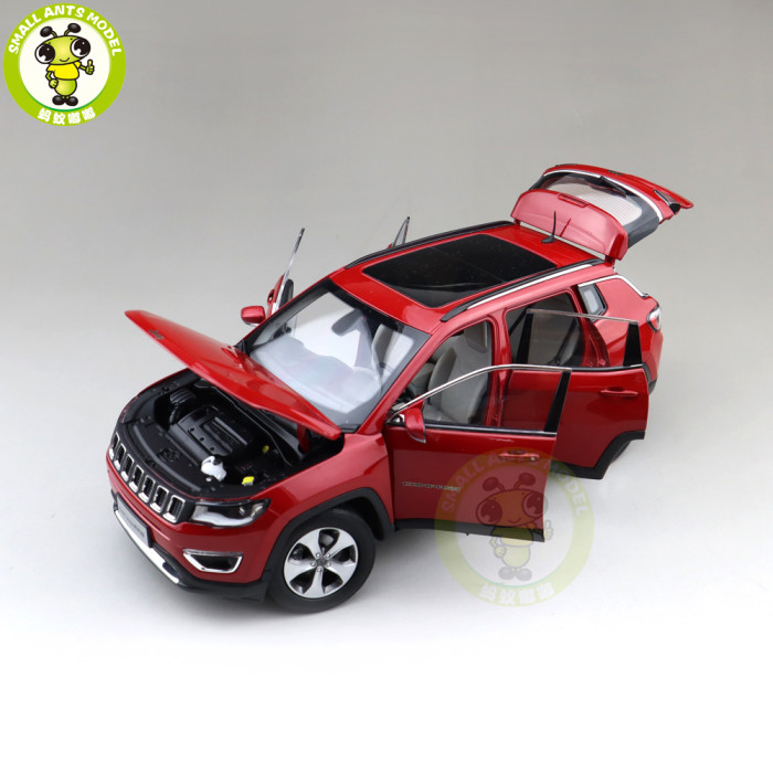 1/18 Jeep Compass Fiat Chrysler Diecast Metal Car Suv Model Collection Gift White