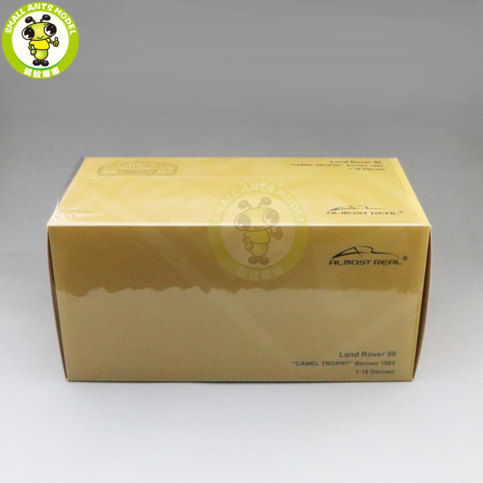 1/18 Almost Real Land Rover Defender 90 Camel Trophy Malaysia Borneo 1985 Diecast Model Car Suv Gifts