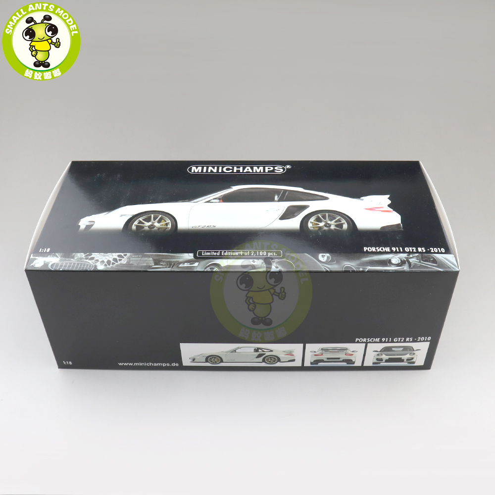 ミニチャンプス　ディーラー品　ポルシェ911 GT2RS 2010年 1/18 Minichamps Porsche 911 GT2 RS 2010 Racing Car Diecast Model