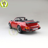 1/18 Norev Porsche 911 Turbo Cabriolet 1987 Diecast Model Toys Car Gifts