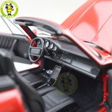 1/18 Norev Porsche 911 Turbo Cabriolet 1987 Diecast Model Toys Car Gifts
