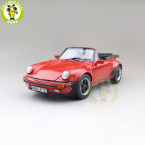 1/18 Norev Porsche 911 Turbo Cabriolet 1987 Diecast Model Toys Car Gifts
