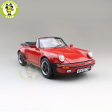 1/18 Norev Porsche 911 Turbo Cabriolet 1987 Diecast Model Toys Car Gifts