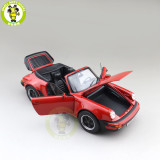 1/18 Norev Porsche 911 Turbo Cabriolet 1987 Diecast Model Toys Car Gifts