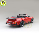 1/18 Norev Porsche 911 Turbo Cabriolet 1987 Diecast Model Toys Car Gifts