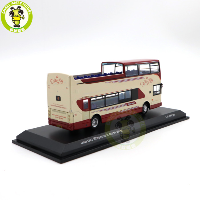 1/76 CMNL UKBUS 1502 Alexander Dennis ALX400 Open Top Diecast Model Bus