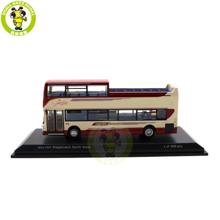 1/76 CMNL UKBUS 1502 Alexander Dennis ALX400 Open Top Diecast Model Bus