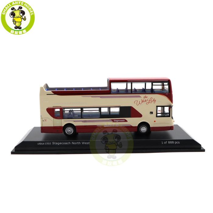 1/76 CMNL UKBUS 1502 Alexander Dennis ALX400 Open Top Diecast Model Bus