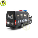 1/24 Iveco Commercial Police swat vehicle bus Diecast Model car toys gifts