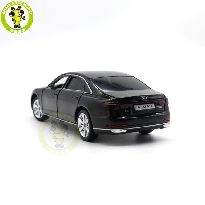 1/32 AUDI A8 Light Sound JKM Diecast Model Toys Car Kids Gifts