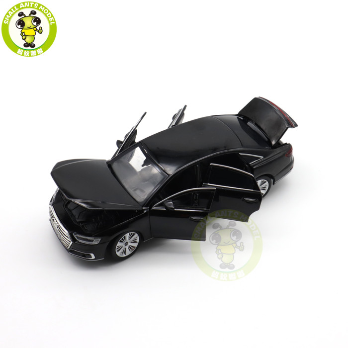 1/32 AUDI A8 Light Sound JKM Diecast Model Toys Car Kids Gifts