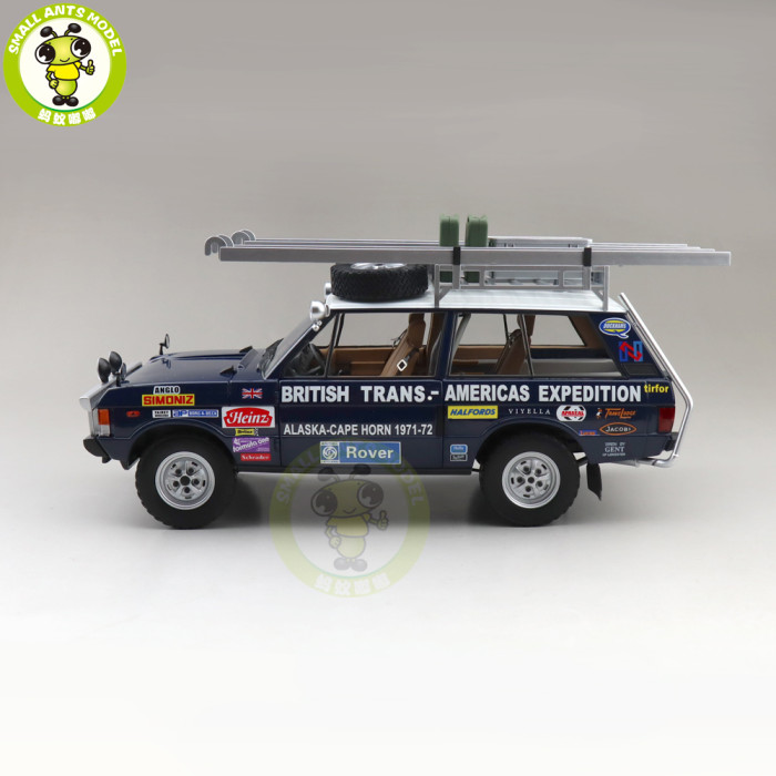 1/18 Almost Real Land Rover Range Rover Brithish Trans Americas Expedition Diecast Model car