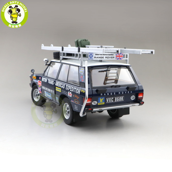 1/18 Almost Real Land Rover Range Rover Brithish Trans Americas Expedition Diecast Model car