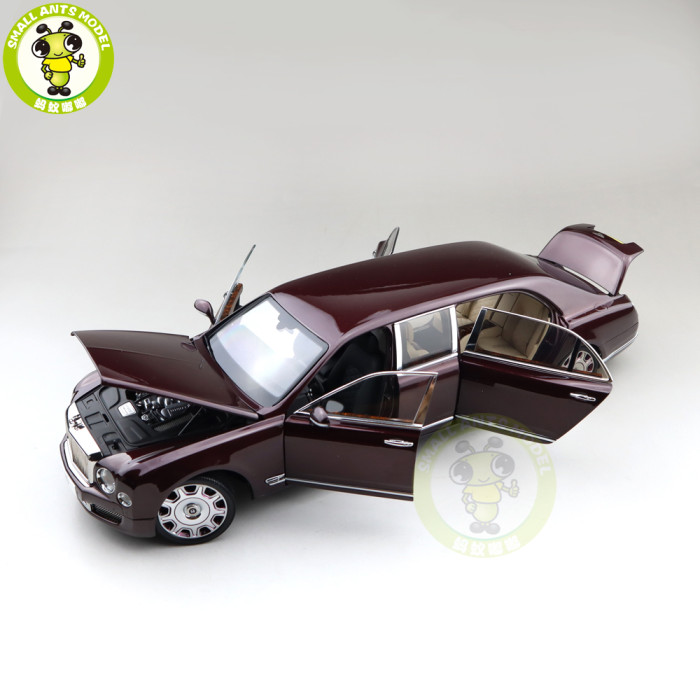1/18 Almost Real Bentley Mulsanne Grand Limousine Mulliner Diecast Metal Model car Gifts Collection Hobby
