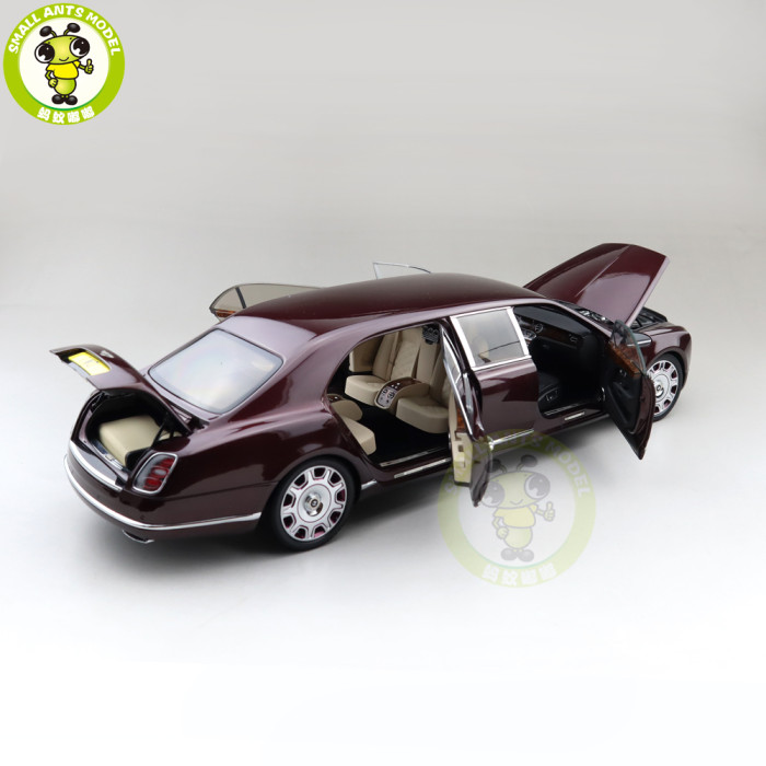 1/18 Almost Real Bentley Mulsanne Grand Limousine Mulliner Diecast Metal Model car Gifts Collection Hobby