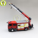 1/43 JIEDA MAN EMERGENCY Fire Rescue Major Fire Truck Diecast Model Toys Car Truck Gifts