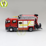 1/43 JIEDA MAN EMERGENCY Fire Rescue Major Fire Truck Diecast Model Toys Car Truck Gifts