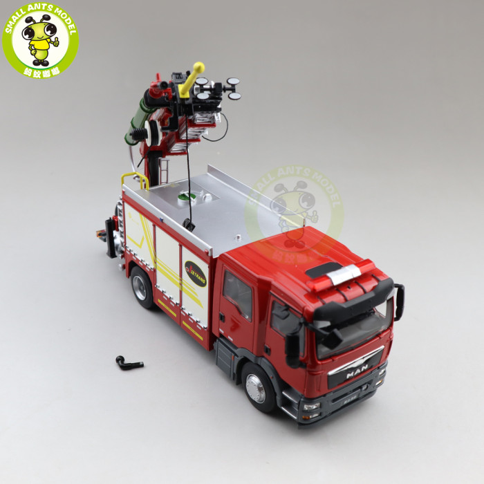 1/43 JIEDA MAN EMERGENCY Fire Rescue Major Fire Truck Diecast Model Toys Car Truck Gifts