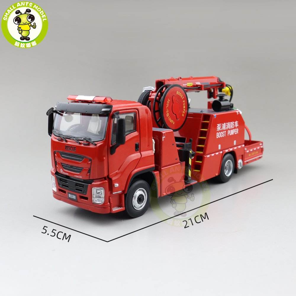 505-010 JIEDA FIRE 1/43 いすゞ 消防車 1/43 JIEDA ISUZU Fully Automatic Boost Pumper Fire Truck Diecast