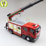 1/43 JIEDA MAN EMERGENCY Fire Rescue Major Fire Truck Diecast Model Toys Car Truck Gifts