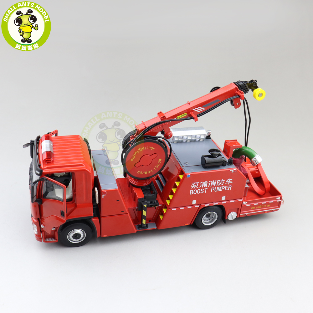 505-010 JIEDA FIRE 1/43 いすゞ 消防車 1/43 JIEDA ISUZU Fully Automatic Boost Pumper Fire Truck Diecast