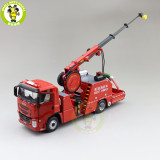1/43 JIEDA ISUZU Fully Automatic Boost Pumper Fire Truck Diecast Model Toys Car Truck Gifts