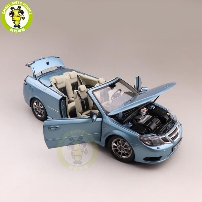 1/18 SAAB 93 9-3 Convertible Roadster Racing Car Diecast Model car Toys Boys Girls Gifts