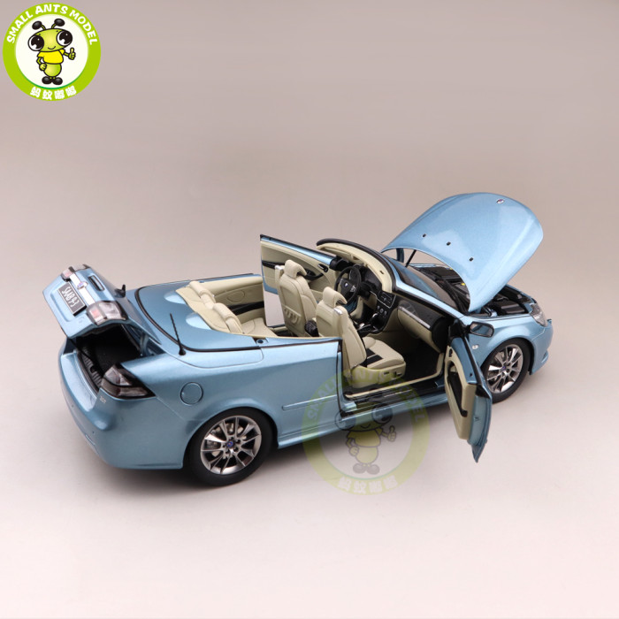 1/18 SAAB 93 9-3 Convertible Roadster Racing Car Diecast Model car Toys Boys Girls Gifts