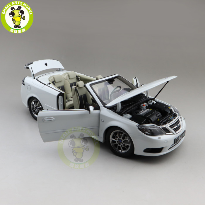 1/18 SAAB 93 9-3 Convertible Roadster Racing Car Diecast Model car Toys Boys Girls Gifts