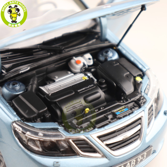 1/18 SAAB 93 9-3 Convertible Roadster Racing Car Diecast Model car Toys Boys Girls Gifts