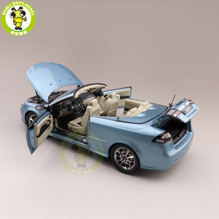1/18 SAAB 93 9-3 Convertible Roadster Racing Car Diecast Model car Toys Boys Girls Gifts