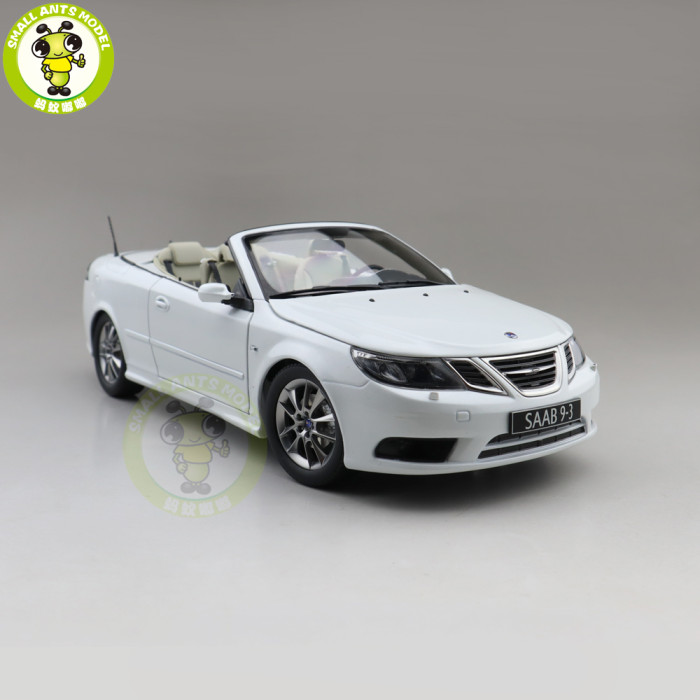 1/18 SAAB 93 9-3 Convertible Roadster Racing Car Diecast Model car Toys Boys Girls Gifts