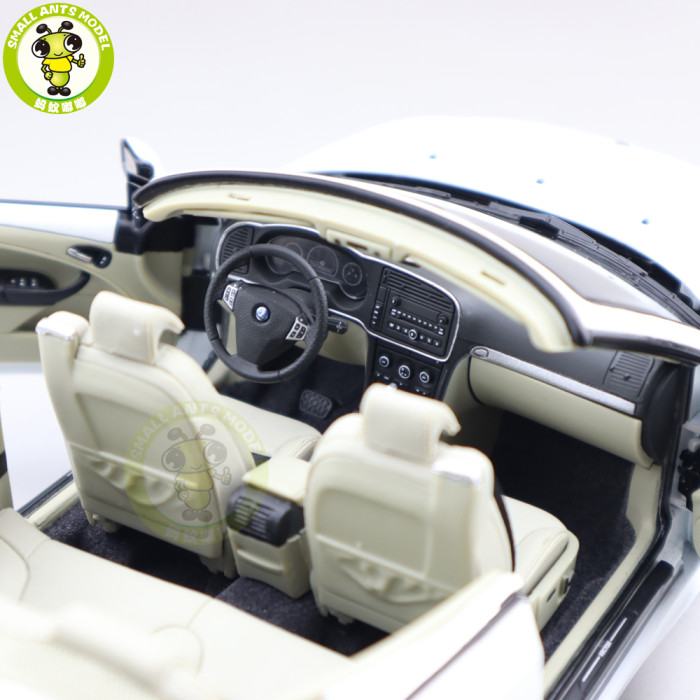 1/18 SAAB 93 9-3 Convertible Roadster Racing Car Diecast Model car Toys Boys Girls Gifts