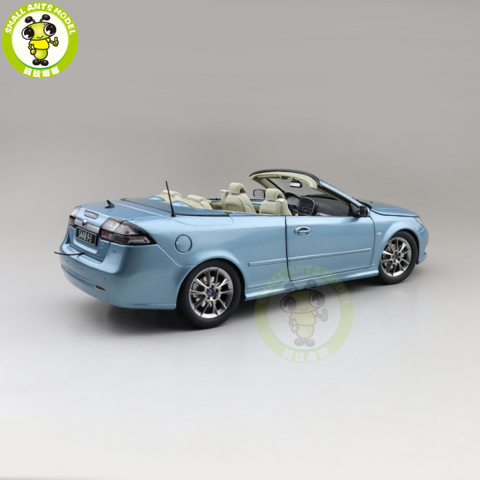 1/18 SAAB 93 9-3 Convertible Roadster Racing Car Diecast Model car Toys Boys Girls Gifts