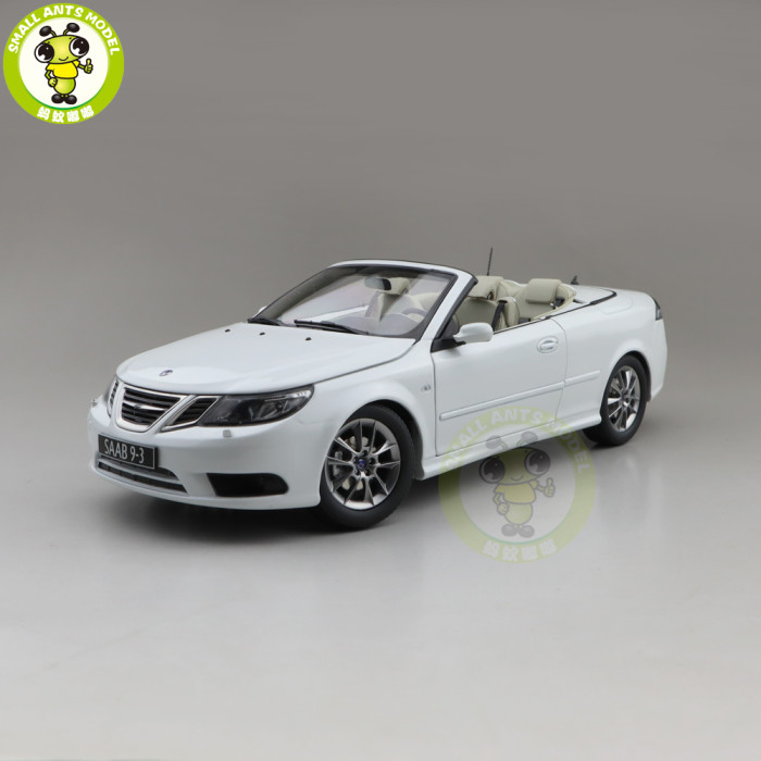 1/18 SAAB 93 9-3 Convertible Roadster Racing Car Diecast Model car Toys Boys Girls Gifts