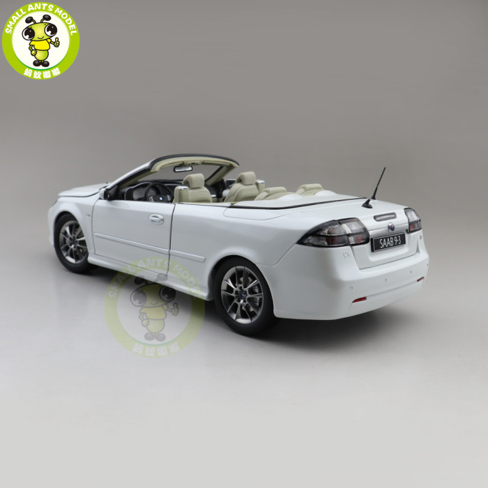 1/18 SAAB 93 9-3 Convertible Roadster Racing Car Diecast Model car Toys Boys Girls Gifts