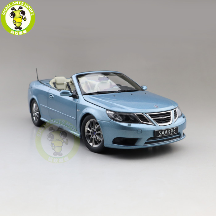 1/18 SAAB 93 9-3 Convertible Roadster Racing Car Diecast Model car Toys Boys Girls Gifts