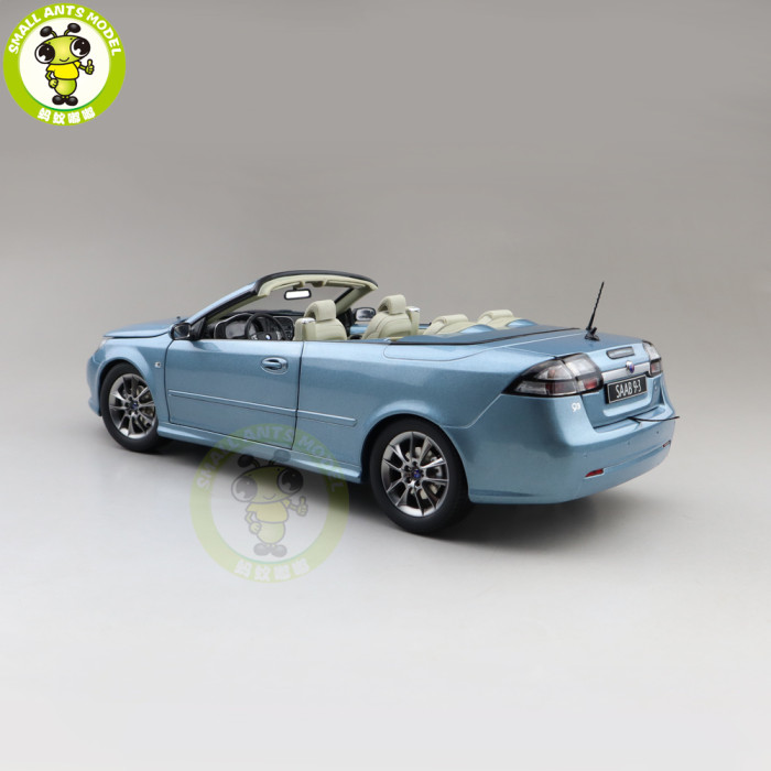 1/18 SAAB 93 9-3 Convertible Roadster Racing Car Diecast Model car Toys Boys Girls Gifts