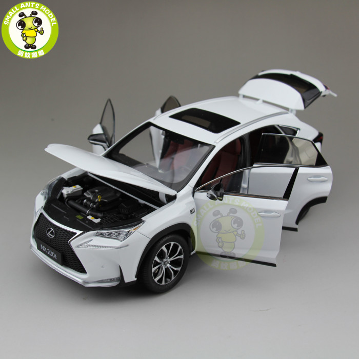 1/18 Toyota Lexus NX 200T NX200T Diecast Model Car Toys Suv Kids Girl Boy Gifts hobby collection White
