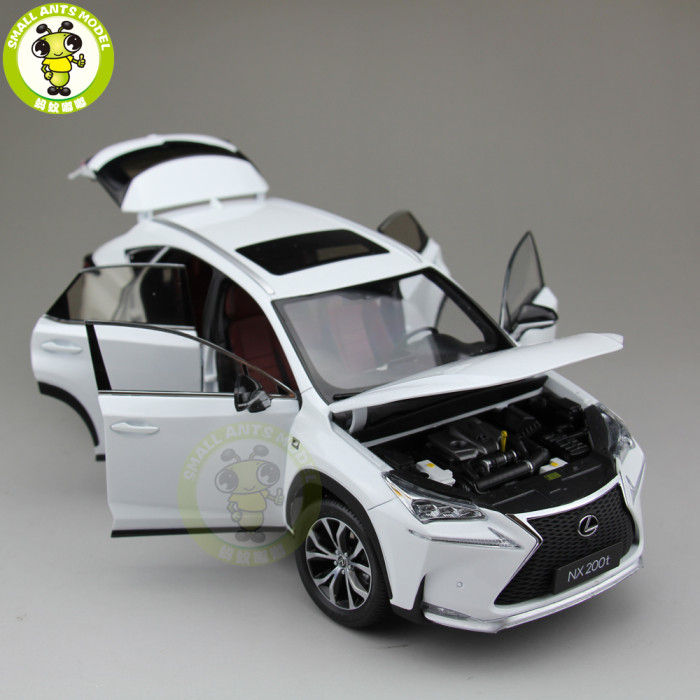 1/18 Toyota Lexus NX 200T NX200T Diecast Model Car Toys Suv Kids Girl Boy Gifts hobby collection White