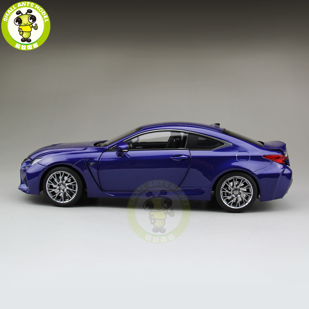 Lexus RC F ミニカー ブルー サムライ 1/18 1/18 Toyota Lexus RC F