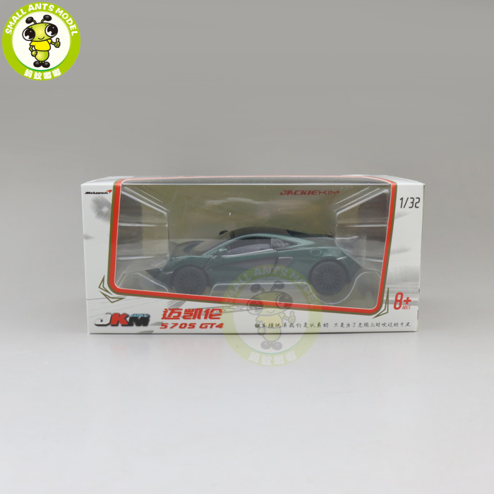 1/32 MCLAREN 570S GT4 Supercar Jackiekim Diecast Model Car Toys Kids Gifts