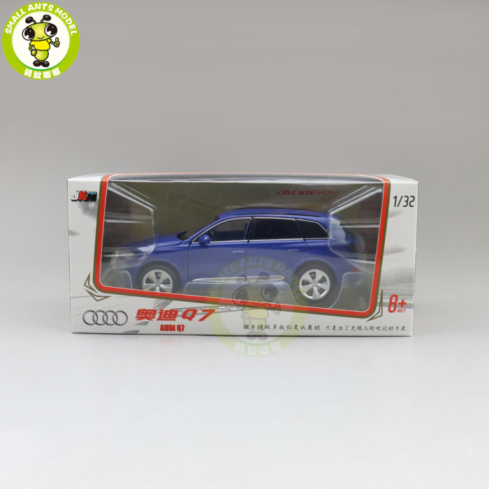 1/32 AUDI Q7 Light Sound JKM Diecast Model Toys Cars Kids Gifts