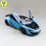 1/18 LCD Mclaren 600LT 600 LT super Racing car Diecast Model Cars Boys Girls Gifts
