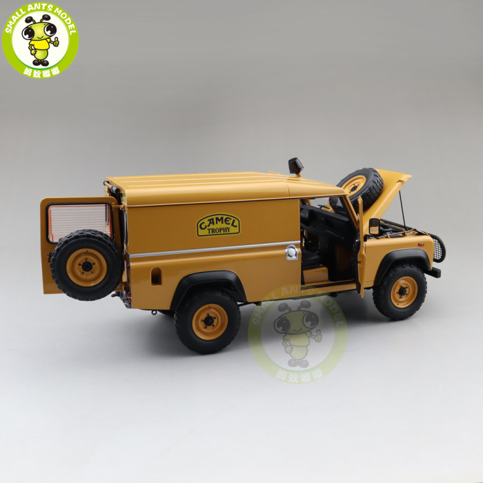 1/18 Almost REAL Land Rover Range Rover 110 CAMEL TROPHY Support Unit Borneo 1985 Diecast Model Car Toys Boys Girls Gifts