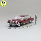 1/64 Mecedes Benz 600 Pullman Limousine GCD KengFai Diecast Metal Model Car Toys Boys Girls Gifts