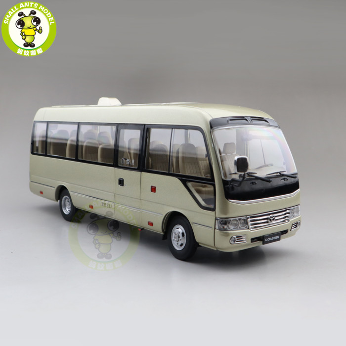 1/24 Toyota COASTER Bus Diecast Model Toys Car Bus Boys Girls Gifts