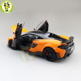 1/18 LCD Mclaren 600LT 600 LT super Racing car Diecast Model Cars Boys Girls Gifts