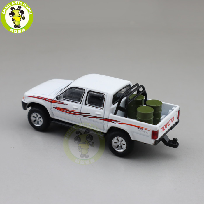 1/64 JKM Toyota Hilux Pickup Trucks Diecast Model Car Toys Boys Girls Gifts