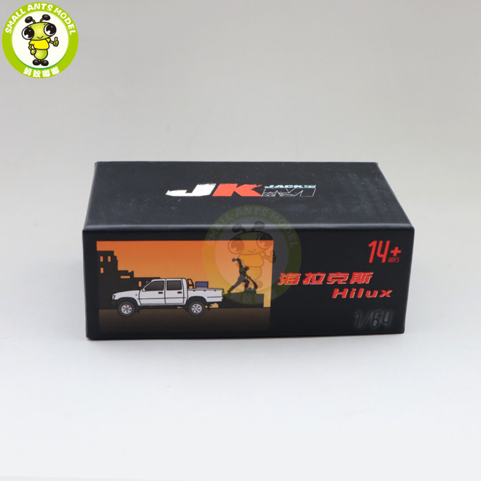 1/64 JKM Toyota Hilux Pickup Trucks Diecast Model Car Toys Boys Girls Gifts